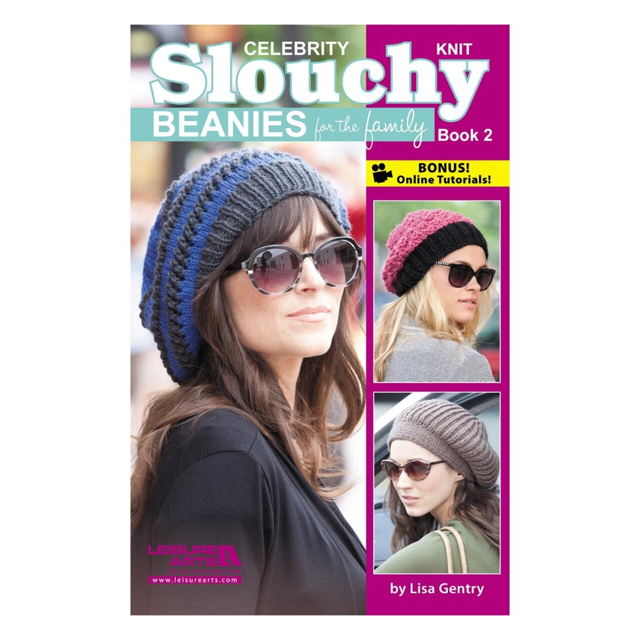 Leisure Arts Celebrity Slouchy Beanies Family #2 Knitting Book, Knitting Books, Pattern Books, How To Knit, Patterns, Book, Books And Patterns